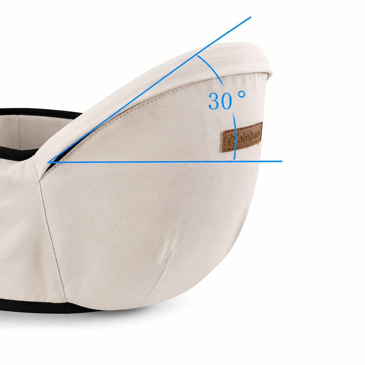 Asiento de Cadera Ergonómico para Bebé — Portabebés de Cintura con Bolsillo | Alivia Brazos y Espalda