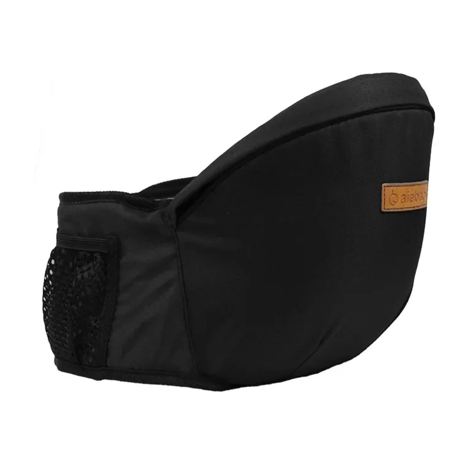 Asiento de cadera para bebé color negro, vista de estudio